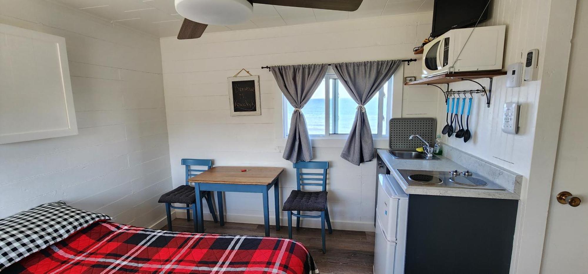 Les Cabines Sur Mer Cap-des-Rosiers Quarto foto