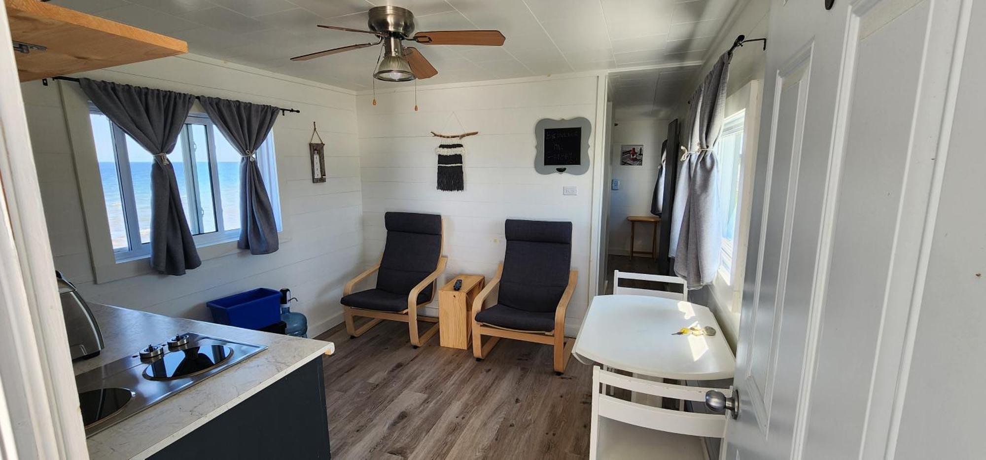 Les Cabines Sur Mer Cap-des-Rosiers Quarto foto